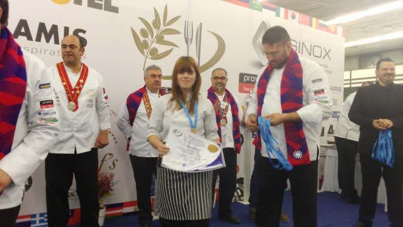Διεθνής Διάκριση με Χάλκινο μετάλλιο στον 9ο Διεθνή Διαγωνισμό Μαγειρικής